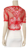 Short Sleeve Black Bolero Top