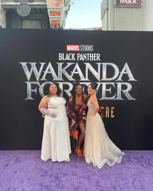 Dani Fernandez Shines in Ladivine CD940 at the Black Panther: Wakanda Forever Premiere