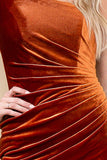 Amelia Couture 6117s Dress One Shoulder Ruched Fitted Cocktail