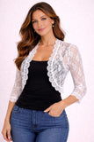 Mid-Length Lace Bolero Jacket