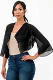 La Scala 11629 Sheer Chiffon Bolero