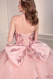 Ladivine 15715 Strapless Quinceanera Poofy A-Line Sweet 16 Gown
