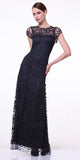 CLEARANCE - Cinderella Divine 1920 Long Lace Dress Short Sleeve (Size 2XL)