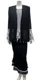 Hosanna Design 2744 Modest 3-Piece Tea Length Dress Set