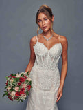 Deklaire Bridal 499 Fitted Trumpet Skirt Wedding Gown Court Train