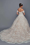Deklaire Bridal 509 Off the Shoulder Sweetheart Ballgown Wedding Dress