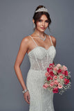 Deklaire Bridal 511 Removable Straps Sweetheart Neck Mermaid Wedding Dress