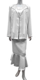 Hosanna 5503 Plus Size 3-Piece Set Tea Length Dress