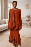Hosanna Design 5506 Modest 3-Piece Tea Length Dress Set