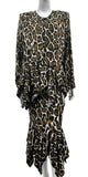 Hosanna Design 5512 Leopard Print 3-Piece Tea Length Dress Set