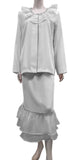 Hosanna Design 5521 Modest 3-Piece Tea Length Dress Set