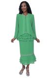 Hosanna 5553 Modest 3-Piece Set Ankle Length Dress
