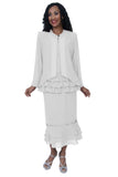 Hosanna 5553 Modest 3-Piece Set Ankle Length Dress