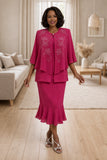 Hosanna 5559 Modest 3-Piece Outfit Set Ankle Length