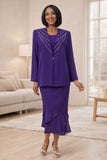 Hosanna 5567 Modest 3-Piece Outfit Set Ankle Length