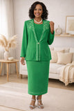 Hosanna 5572 Modest 3-Piece Set Ankle Length Dress