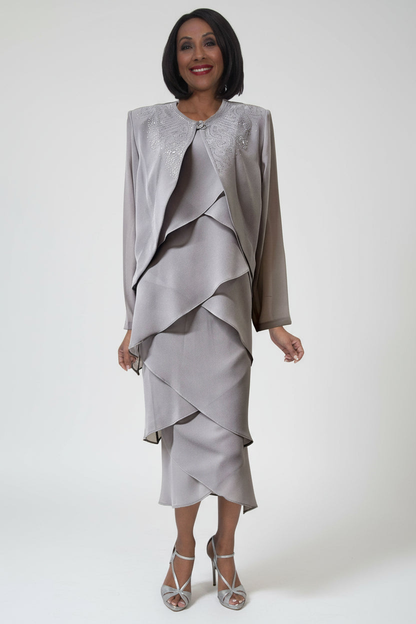 Hosanna 5575 Modest 3-Piece Outfit Set Ankle Length