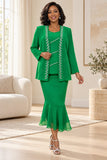 CLEARANCE - Hosanna 5577 Modest 3-Piece Outfit Set Ankle Length (Size 5XL)