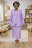 Hosanna 5577 Modest 3-Piece Outfit Set Ankle Length