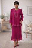 Hosanna 5581 Modest 3-Piece Outfit Set Ankle Length