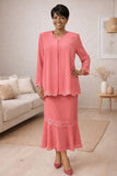 Hosanna 5582 Modest 3-Piece Outfit Set Ankle Length