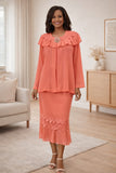 Hosanna 5588 Modest 3-Piece Outfit Set Ankle Length