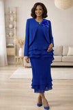 Hosanna 5603 Modest 3-Piece Outfit Set Ankle Length