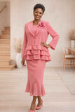 Hosanna 5622 Modest 3-Piece Set Ankle Length Dress