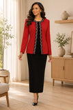 Hosanna 5632 Women’s 3-Piece Embellished Church Suit – Jacket, Top & Long Skirt