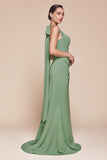 Ladivine 7433 Dress Versatile Tie Chiffon Strapless Dress