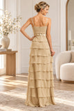 CLEARANCE - Cinderella Divine 7731 Long Tiered Skirt Layered Dress Jacket (Size M)