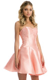 Juliet 774 Illusion Embellished Bodice Homecoming Party Dress