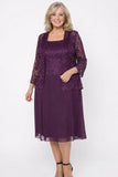 Sally Fashion 8485 Short Mother of Bride Dress Chiffon Knee Length Lace Jacket