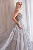 Andrea & Leo A0890 Dress - Light Silver