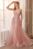 Andrea & Leo A1142 Dress - Dusty Rose
