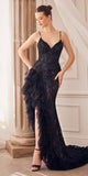 Andrea & Leo A1228 Dress - Black/Nude