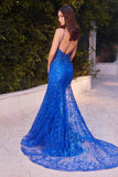 Andrea & Leo A1252 Long Lace Embellished Mermaid Gown
