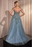 Andrea & Leo A1475 Cap Sleeve Mother of the Bride A-line Gown