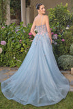 Andrea & Leo A1490 Whimsical Strapless Prom Ball Gown