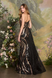 Andrea & Leo A1502 Statement Making One Shoulder Fitted Gown