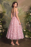 Andrea & Leo A1523 A-Line Tea Length Tea Party Dress