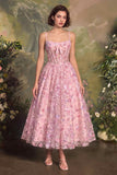 Andrea & Leo A1523 A-Line Tea Length Tea Party Dress
