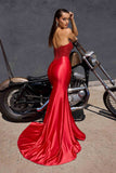 Ladivine C170 Strapless Fitted Opulent Bodice Mermaid Gown