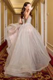 Ladivine CC2531 Dress Pearl Embellished A-Line Gown - silver-nude