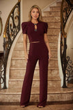 Puff Cap Sleeve Jewel Detail Sets