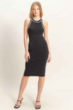 Ribbed Sleeveless Dress
