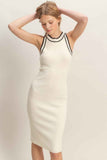 Ribbed Sleeveless Dress