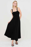 Boned Tie-back Dress