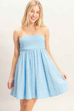 Smocked Tube Top Dress