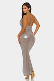 Lustrous Knot Midi Dress